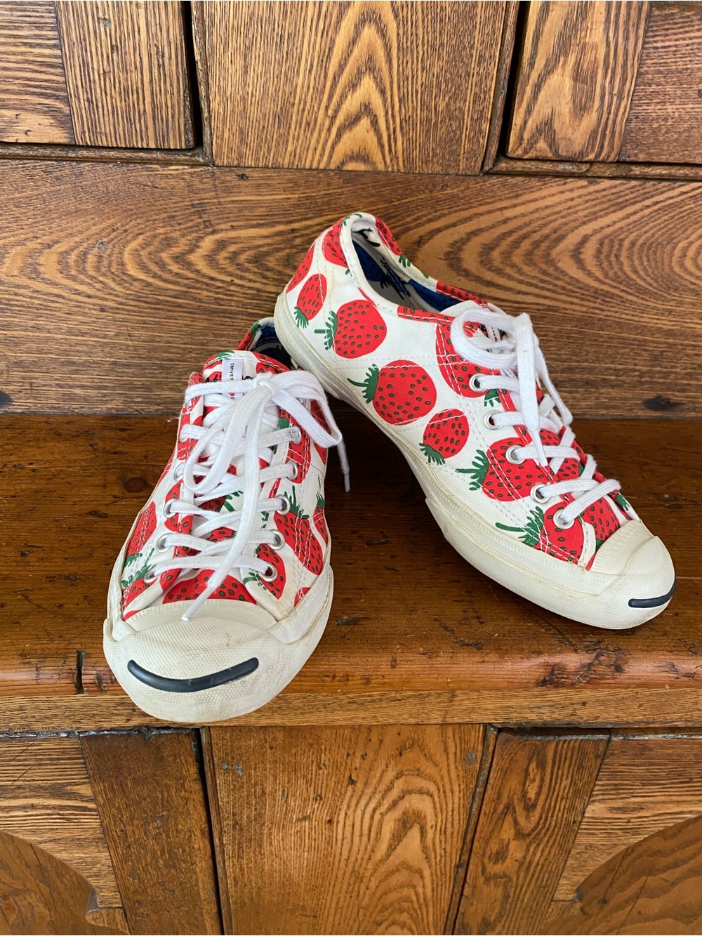 Marimekko x Converse Jack Purcell strawberry low top sneakers 7 38